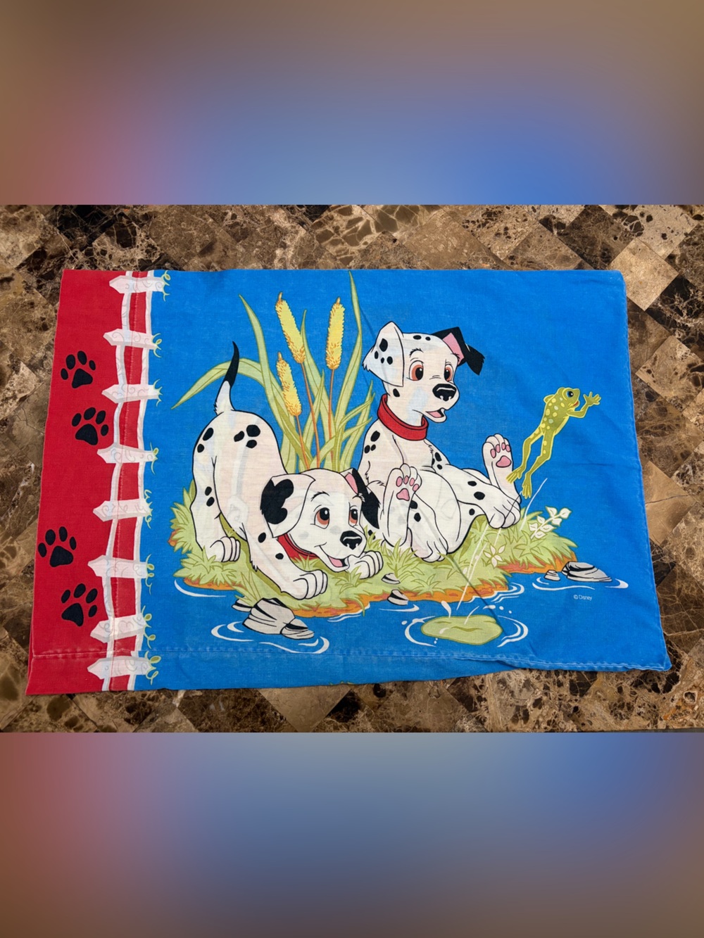 Disney 90s 101 Dalmatians pillowcase
